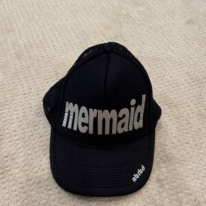 Mermaid Black Trucker Hat - Unbranded